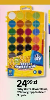 Farby Astra akwarelowe promocja w Empik