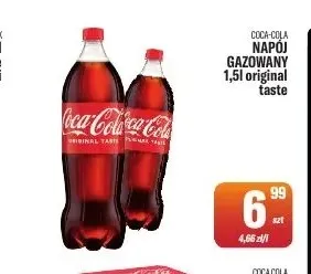 Napój gazowany Coca-Cola Original Taste promocja w Tomi Markt