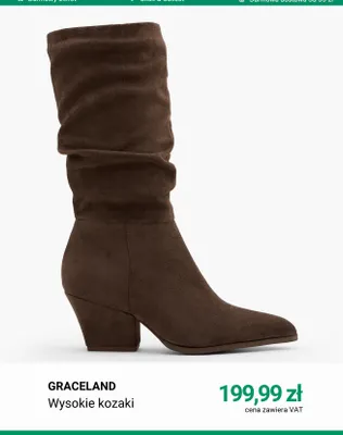 Wysokie kozaki Graceland promocja w Deichmann