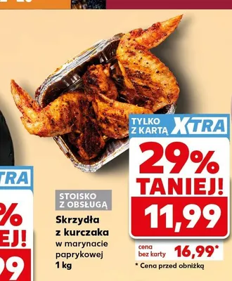 Skrzydła z kurczaka w marynacie paprykowej promocja w Kaufland