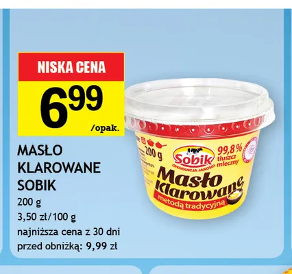 Masło klarowane Sobik promocja w Gram Market