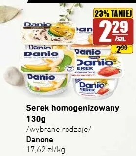 Serek homogenizowany Danio promocja w API Market