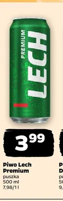 Piwo Lech Premium promocja w Netto