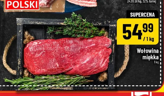 Wołowina miękka promocja w POLOmarket