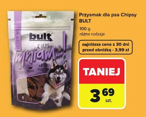 Przysmak dla psa Chipsy Bult promocja w Carrefour