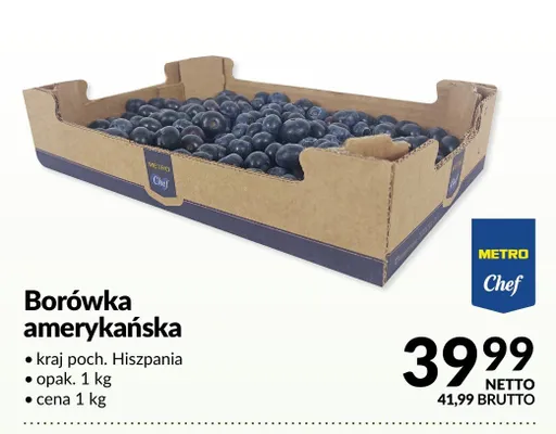 Borówka amerykańska promocja w Makro