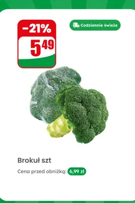 Brokuł 1 szt. promocja w Dino