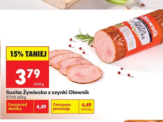 Sucha Żywiecka z szynki Olewnik promocja w Biedronka