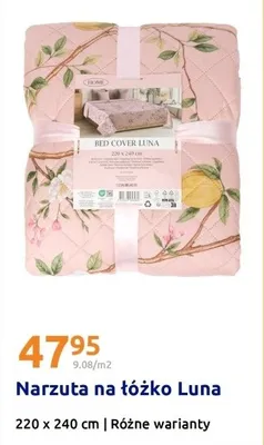 Narzuta na łóżko Luna różne warianty promocja w Action