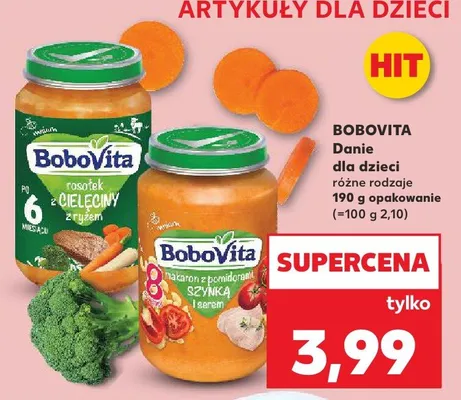 Danie dla dzieci różne rodzaje promocja w Kaufland