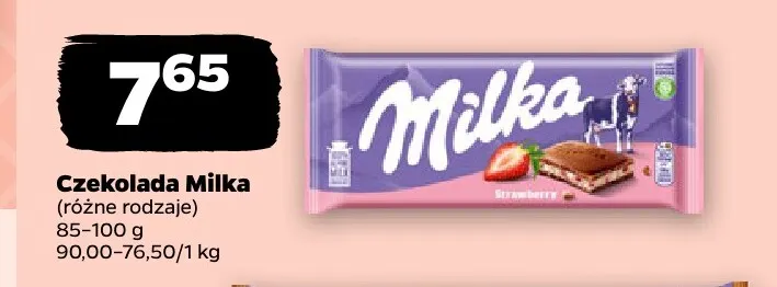 Czekolada Milka promocja w Netto