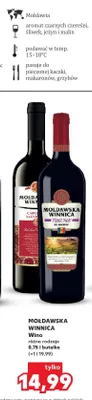 Wino MOŁDAWSKA WINNICA Cabernet Sauvignon promocja w Kaufland
