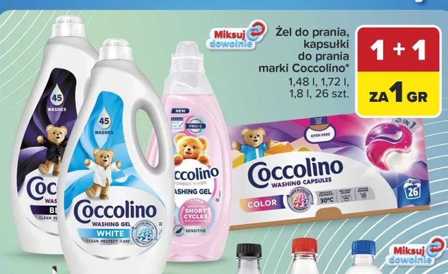 Żel do prania Coccolino Black promocja w Carrefour