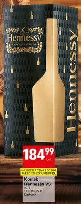 Koniak Hennessy VS kartonik promocja w Delikatesy Centrum