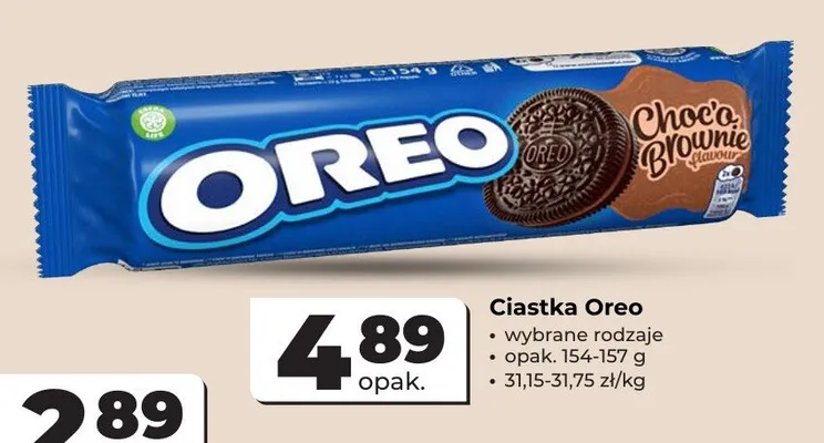 Ciastka Oreo Choco Brownie promocja w Odido