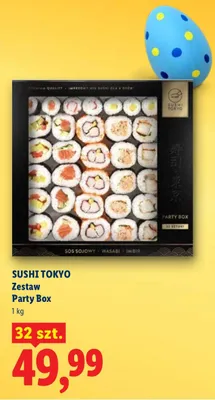 Zestaw sushi Party Box promocja w Lidl