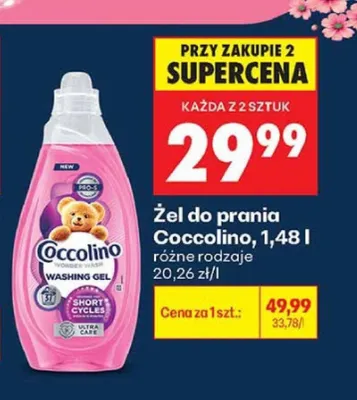 Żel do prania Coccolino promocja w Biedronka