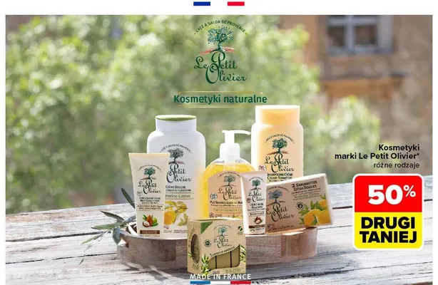 Kosmetyki naturalne Le Petit Olivier promocja w Carrefour