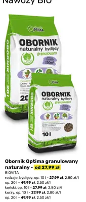 Obornik Optima granulowany naturalny bydlęcy promocja w Bricomarche