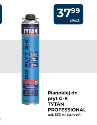 Pianoklej do płyt G-K Tytan Professional promocja w PSB Mrówka