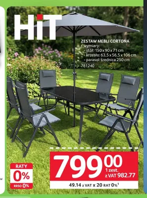 Zestaw mebli Cortona promocja w Selgros