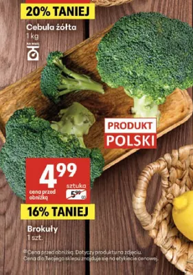 Brokuły promocja w Delikatesy Centrum