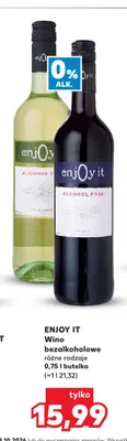 Wino bezalkoholowe Chardonnay Enjoy It promocja w Kaufland