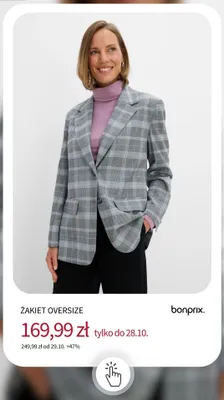 Żakiet oversize Bonprix promocja w bonprix