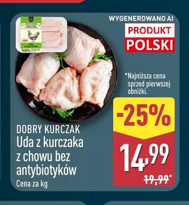 Uda z kurczaka z chowu bez antybiotyków Dobry Kurczak promocja w Aldi