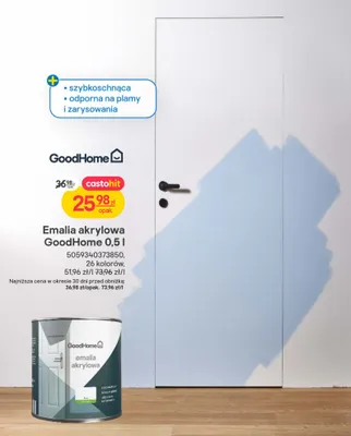 Emalia akrylowa 0,5 l promocja w Castorama