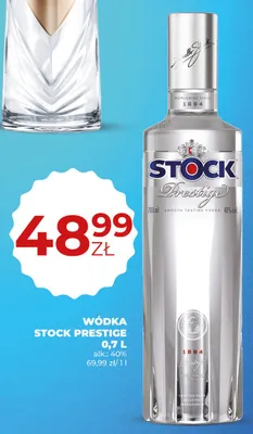 Wódka Stock Prestige promocja w Duży Ben
