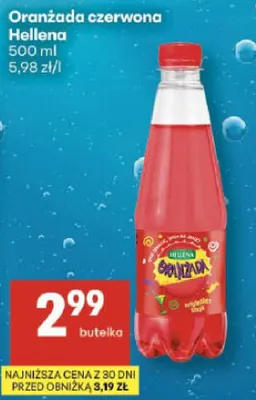 Oranżada czerwona promocja w Delikatesy Centrum