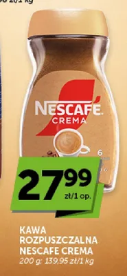 Kawa rozpuszczalna Nescafe Crema promocja w Groszek