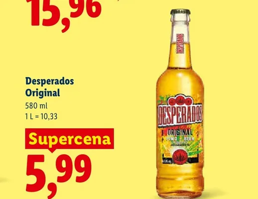 Piwo Desperados Original promocja w Lidl