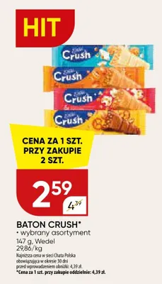 Baton crush wybrany asortyment promocja w Chata Polska