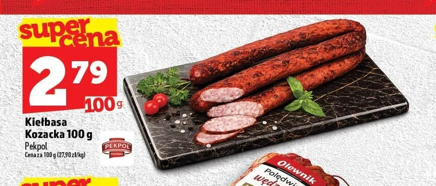 Kiełbasa Kozacka Pekpol promocja w TOPAZ