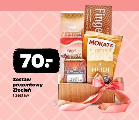Zestaw prezentowy Złocień promocja w Netto
