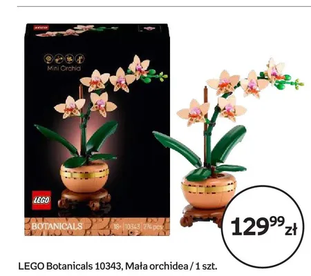 Klocki LEGO Botanicals 10343 Mała orchidea promocja w Empik