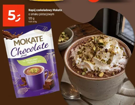 Napój czekoladowy Mokate o smaku pistacjowym promocja w Dealz
