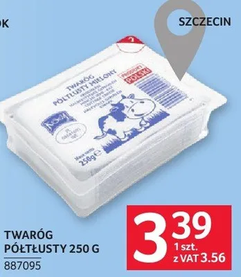 Twaróg półtłusty 250 g promocja w Selgros