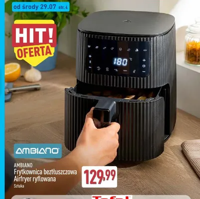 Frytkownica beztłuszczowa Airfryer ryflowana AMBIANO promocja w Aldi