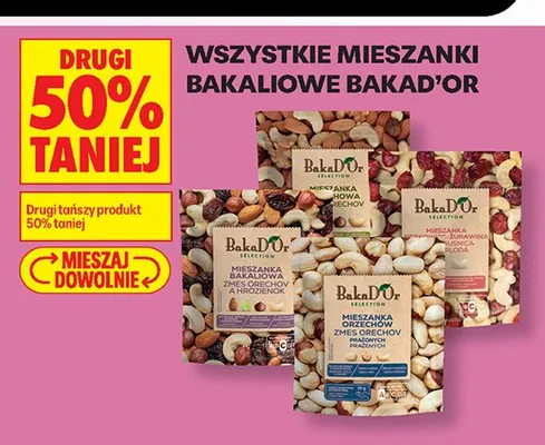 Mieszanka bakaliowa Bakad'Or z orzechów i rodzynek promocja w Biedronka