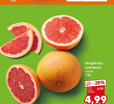 Grejfruty czerwone promocja w Kaufland