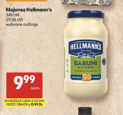 Majonez Hellmann's promocja w Delikatesy Centrum