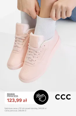 Buty damskie Reebok Princess promocja w CCC