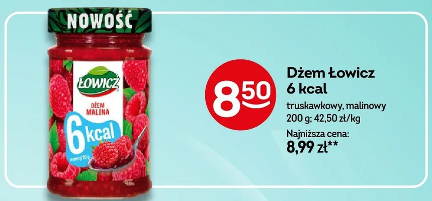 Dżem Łowicz 6 kcal promocja w Żabka