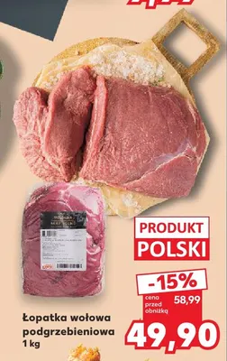Łopatka wołowa podgrzebieniowa promocja w Kaufland