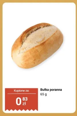 Bułka poranna promocja w Biedronka