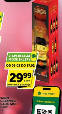 Wino Grzaniec Galicyjski kubek promocja w Euro Sklep
