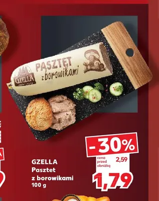 Pasztet z borowikami Gzella promocja w Kaufland